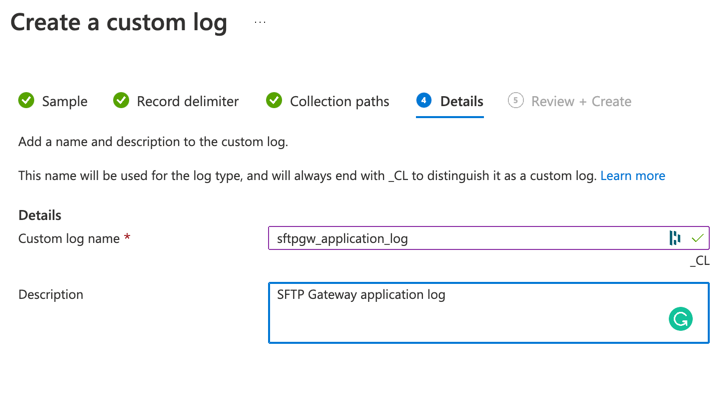 Log Details