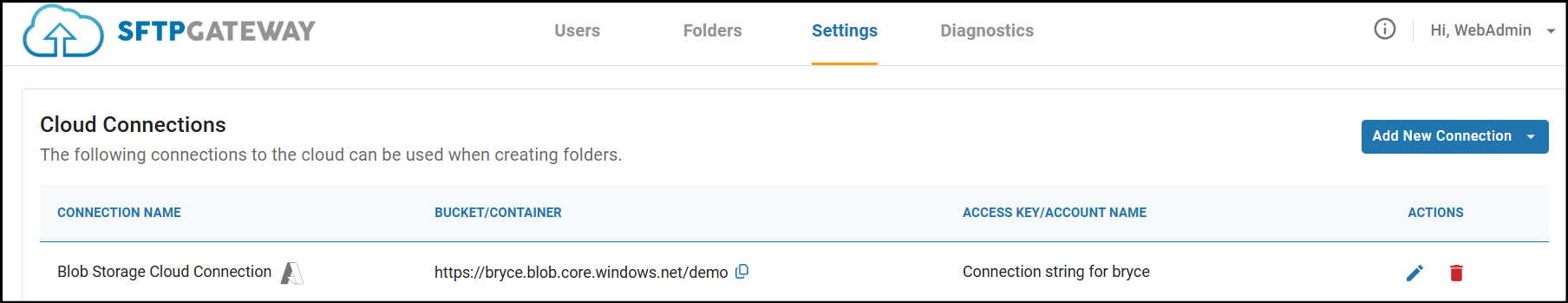Azure Cloud Connection